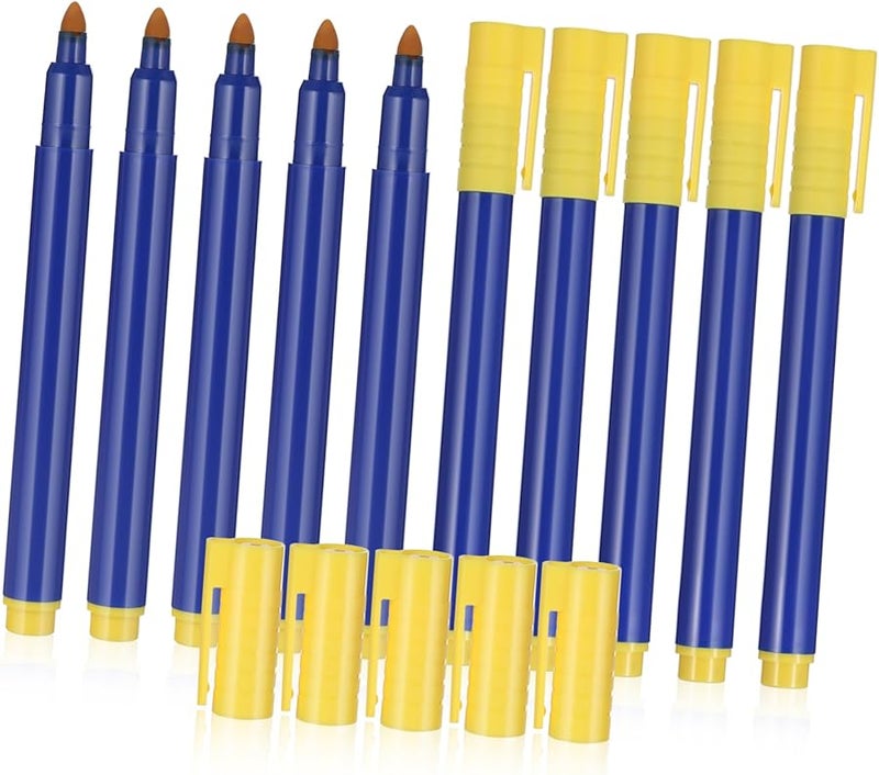 10Pcs Blue Money Detector Pens Water Based Ink For Accurate Cash Verification Home Business Use - Image 1